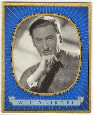 Willy Birgel - Nazi era German Movie Star #292 - large cigarette card