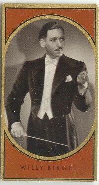 Willy Birgel - Nazi era German Movie Star #141 cigarette card