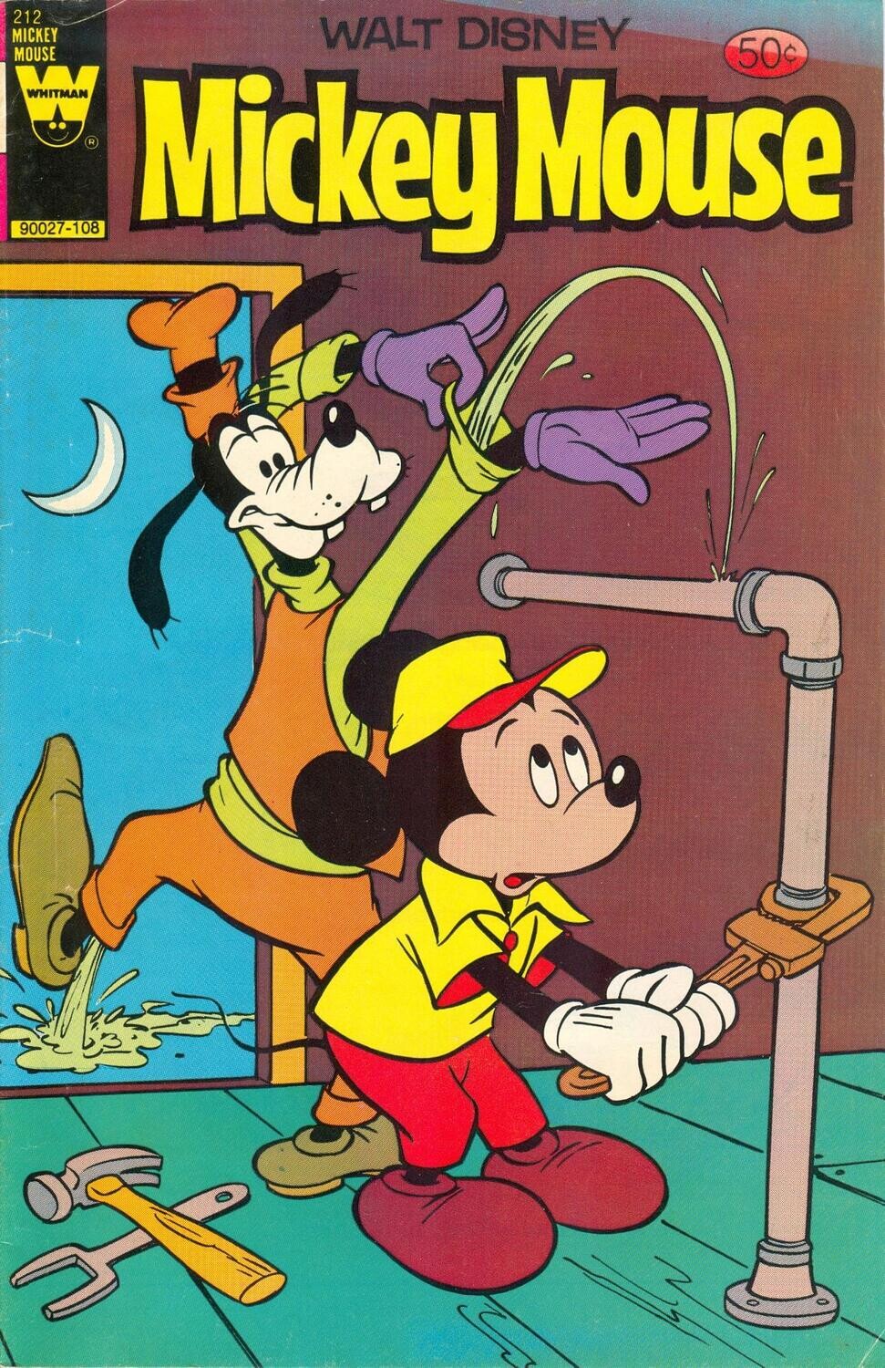 Mickey Mouse #212 - Whitman variant, August 1981, uncommon