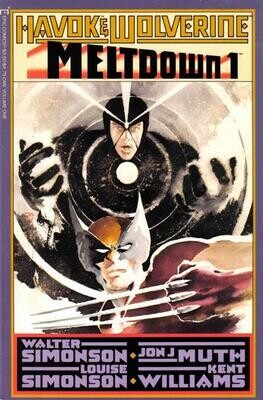 Havok &amp; Wolverine: Meltdown #1 - Marvel Comics, 1988 - square bound, $3.50 cover