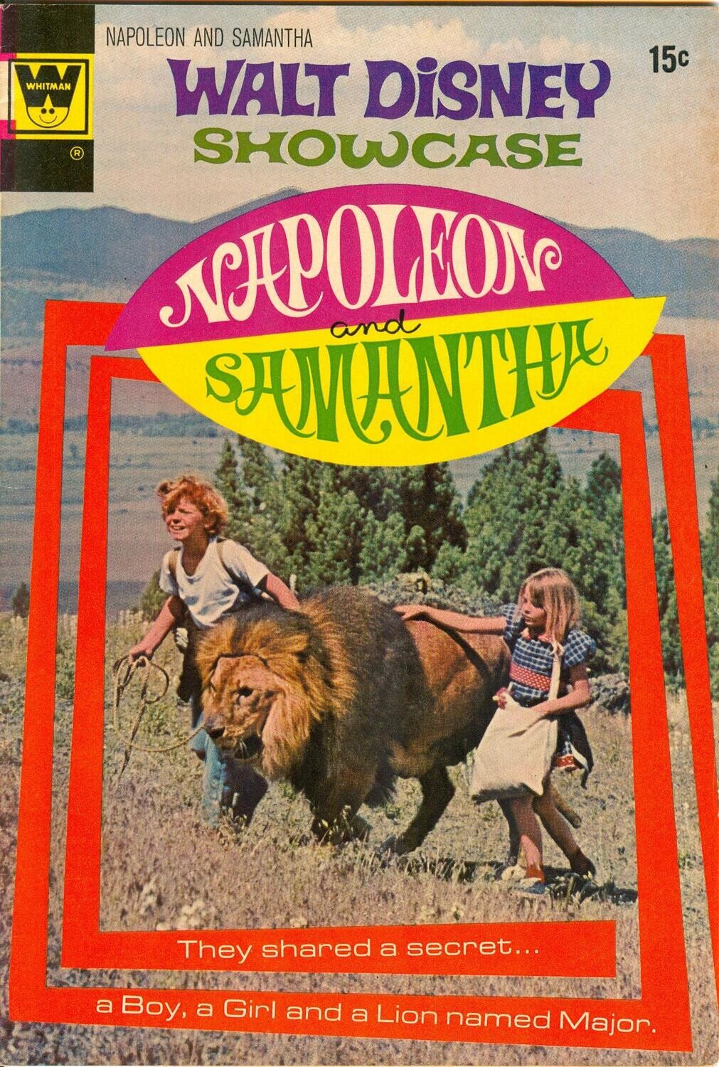 Walt Disney Showcase #10 - Sept. 1972, Whitman 15¢ - photo Napoleon &amp; Samantha