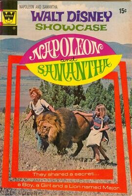 Walt Disney Showcase #10 - Sept. 1972, Whitman 15¢ - photo Napoleon &amp; Samantha