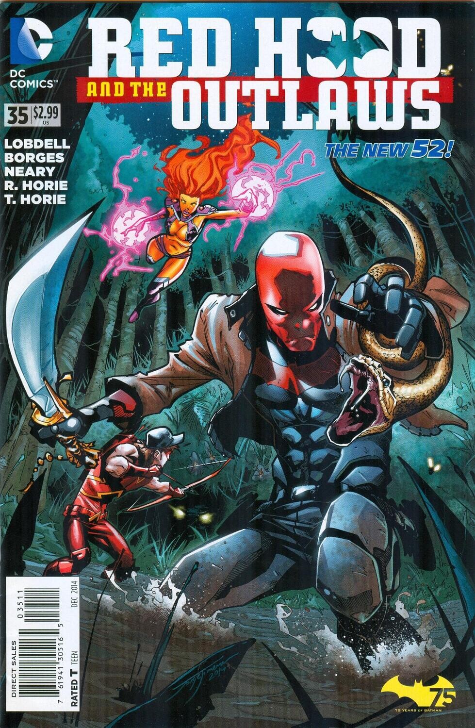 Red Hood and the Outlaws #35 - December 2014 - DC, Jorge Jimenez Moreno $2.99