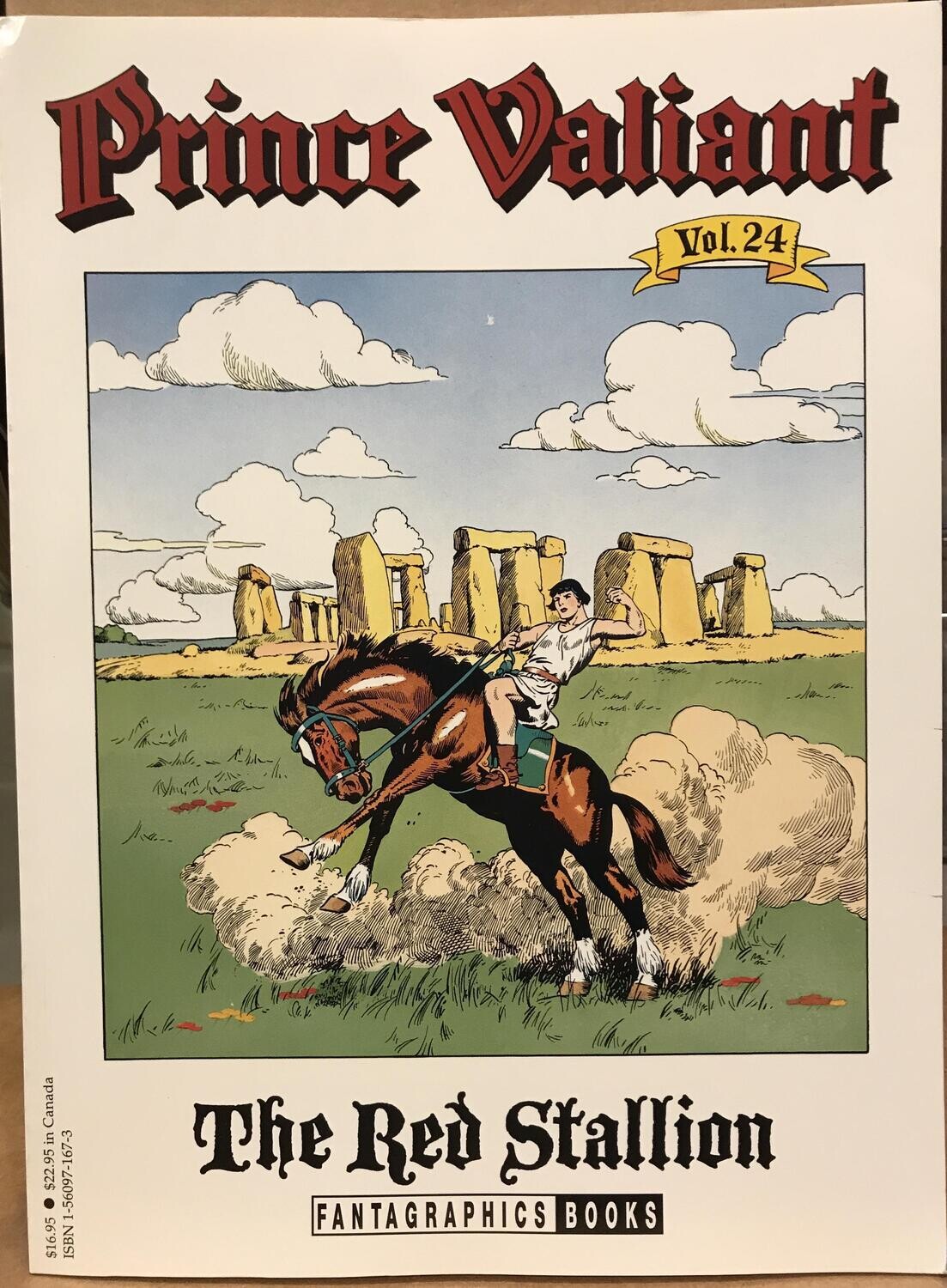 Prince Valiant Vol. 24: The Red Stallion, Fantagraphics, art by Hal Foster.