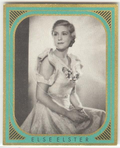 1937: pretty blonde Else Elster - large photo card 323