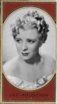 Lizzi Holzschuh, Austrian Singer - 1936 Bunte Filmbilder cigarette card #150