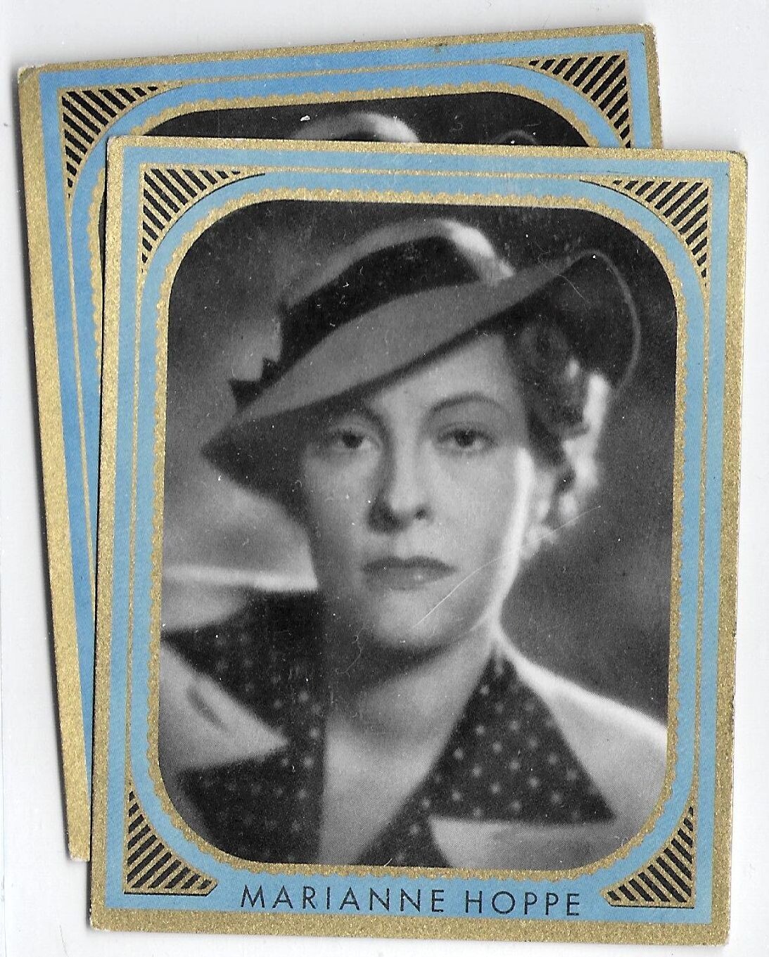 Marianne Hoppe - 1937 German Cigarette Card, Bunte Filmbilder #300