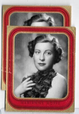Marianne Hoppe - 1936 German Cigarette Card, Bunte Filmbilder #23