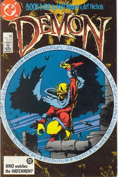 Demon #1 - mini-series by Matt Wagner &amp; Art Nichols, January 1987, 75¢ cover