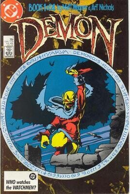 Demon #1 - mini-series by Matt Wagner &amp; Art Nichols, January 1987, 75¢ cover