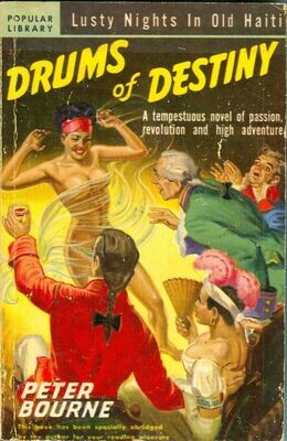 Popular Library #237 - Drums of Destiny - 1947 salacious cover art!