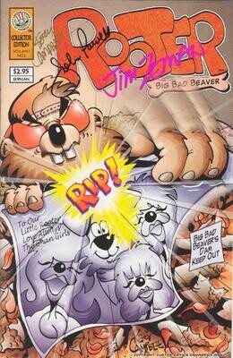 Rooter - Big Bad Beaver #2, December 1996 - Signed