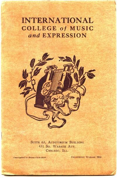 1914: International College of Music and Expression