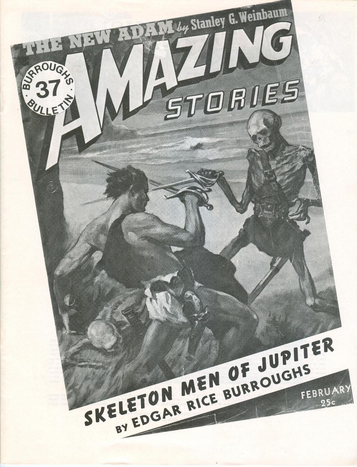 Burroughs Bulletin #37 (original series), May 1974 - Skeleton Men of Jupiter
