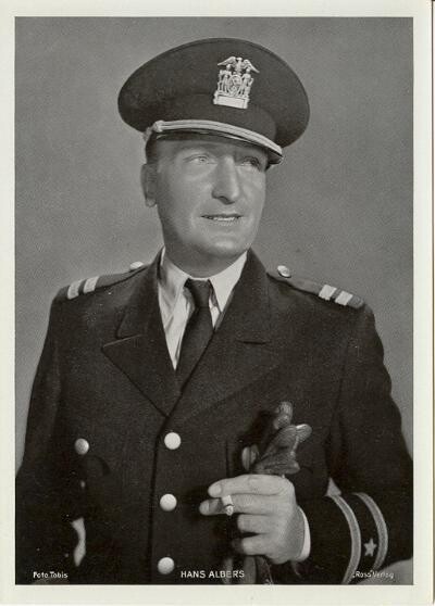 1936: Hans Albers in Uniform - super original photo