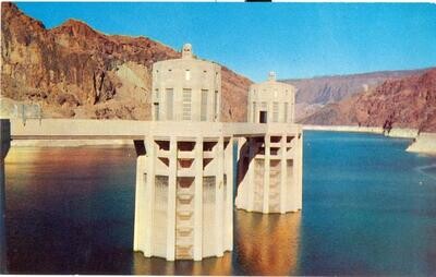 1950s Chrome Transcontinental Highway Across Hoover Dam