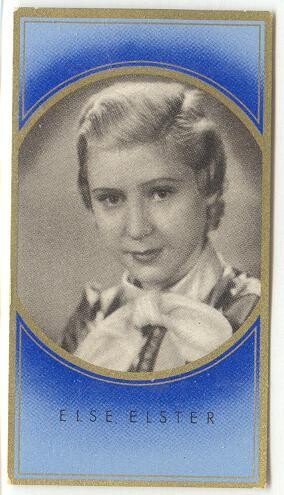 1936: pretty blonde Else Elster - photo card 179