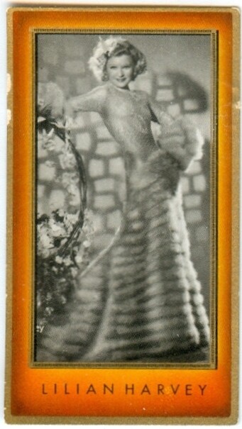 Lilian Harvey - Nazi Era Film Star, Righteous Gentile - 1936 Cigarette Card #7