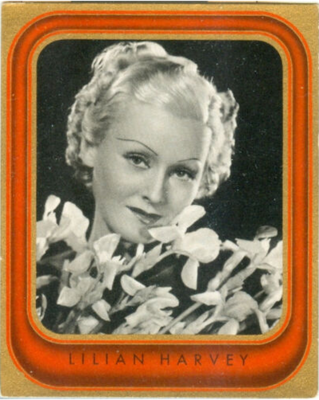 Lilian Harvey - Nazi Era Film Star, Righteous Gentile - 1936 Cigarette Card #2