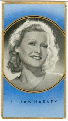Lilian Harvey - Nazi Era Film Star, Righteous Gentile - 1936 Cigarette Card #4