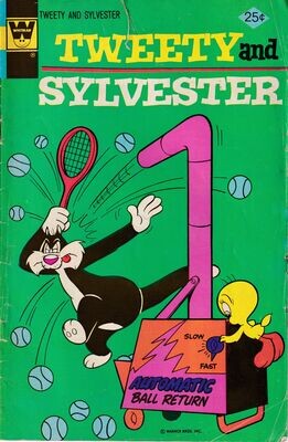 Tweety and Sylvester #51, Whitman, November 1975, 25¢ - good