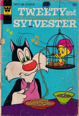Tweety and Sylvester #21, Whitman, December 1971, 15¢ - fair