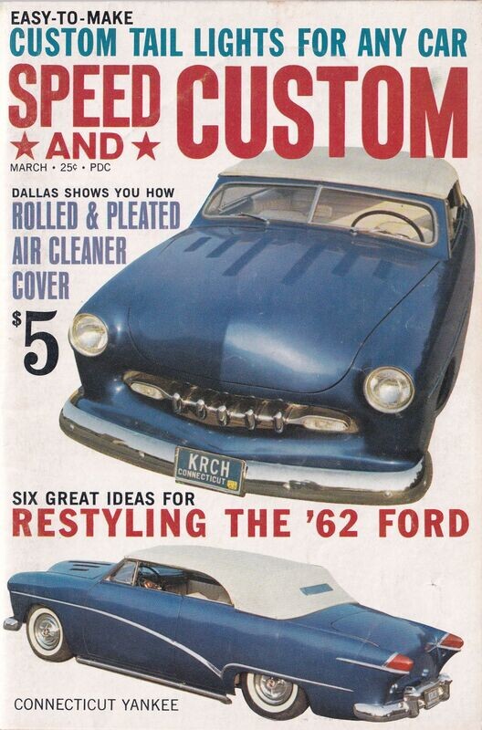 Speed and Custom Vol. 9 #3, March 1962 - 25¢ Magnum Publications, 1962 Ford