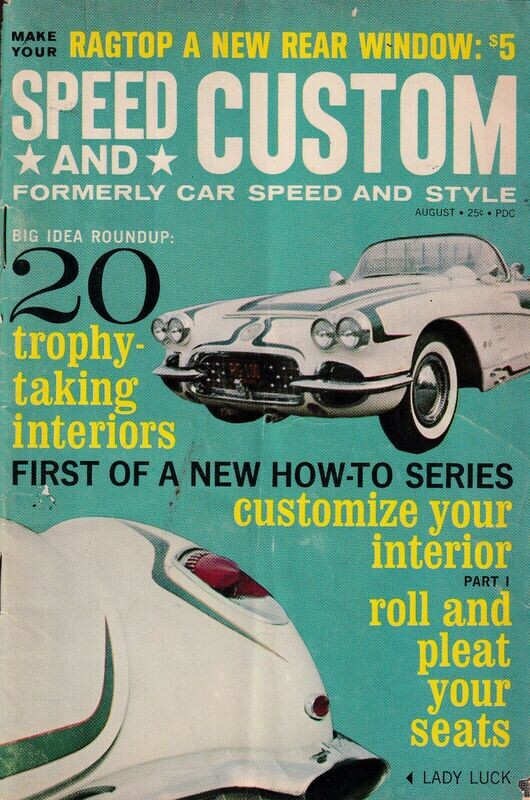 Speed and Custom Vol. 8 #2, August 1961 - 25¢ Magnum Publications