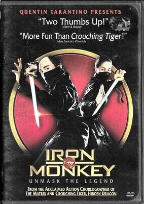 Iron Monkey, USED DVD Yuen Woo-Ping, Color, Dolby, NTSC, Widescreen