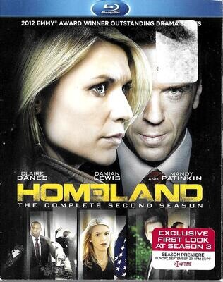 Homeland: Season 2 [Blu-ray], USED Claire Danes, Damian Lewis