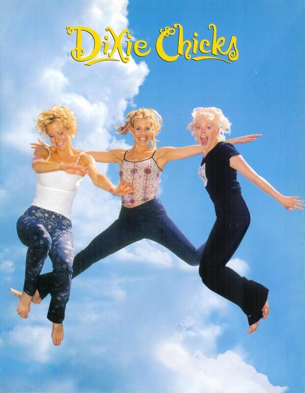 Dixie Chicks - 1999 full-color fold-out promotional pack, 8x10, postcard