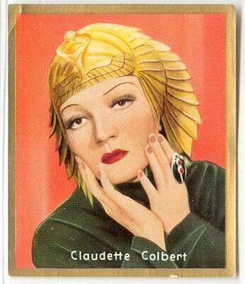 1934: Claudette Colbert - super color portrait! #162