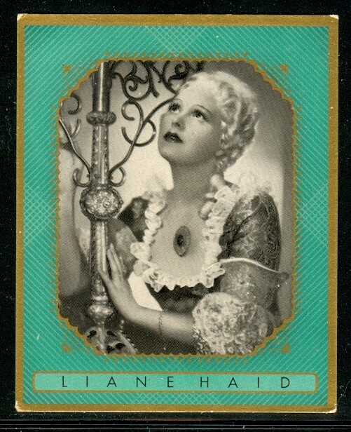1937: Liane Haid - Nazi era actress, vintage Filmbilder cigarette card #350