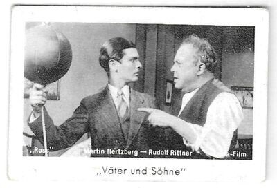 1930s: Martin Hertzberg - Rudolf Rittner, Weimar Stars cigarette card #272