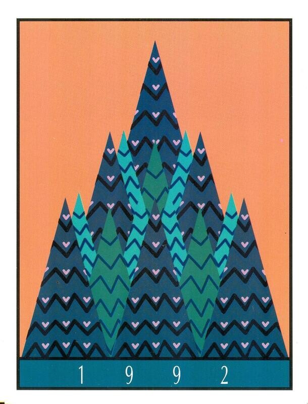 1992 United Nations Christmas Card - no stamp or cancellation