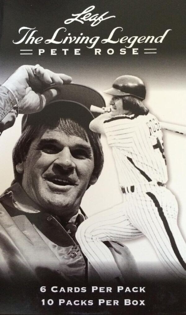 2012 Leaf - The Living Legend: Pete Rose - unopened pack of six cards