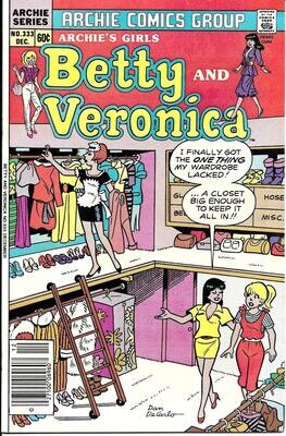 Archie&#39;s Girls Betty and Veronica #333, December 1984, Archie Comics, 60¢