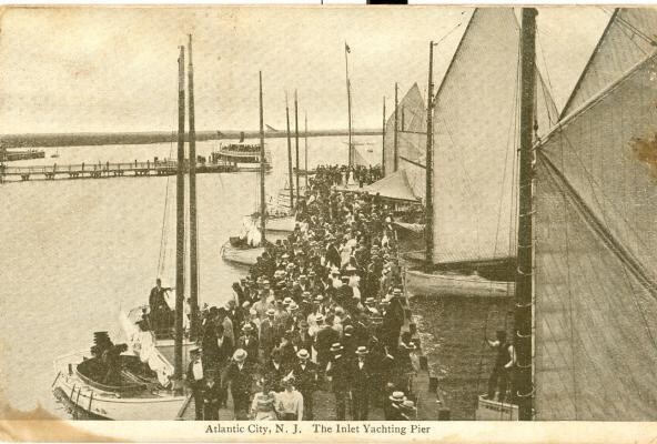 Early-1900s: Atlantic City, NJ, The Inlet Yachting Pier