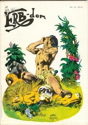 ERB-dom #87, fanzine, June 1976, Russ Manning strips, $2.50 Nestor Redondo cover