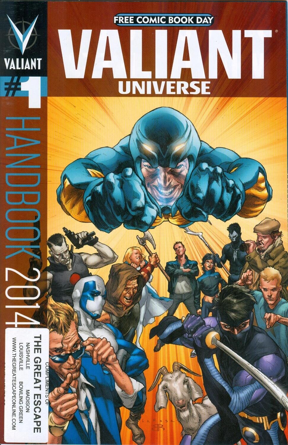 FCBD 2014 Valiant Universe Handbook #1, Valiant Entertainment, Lewis LaRosa