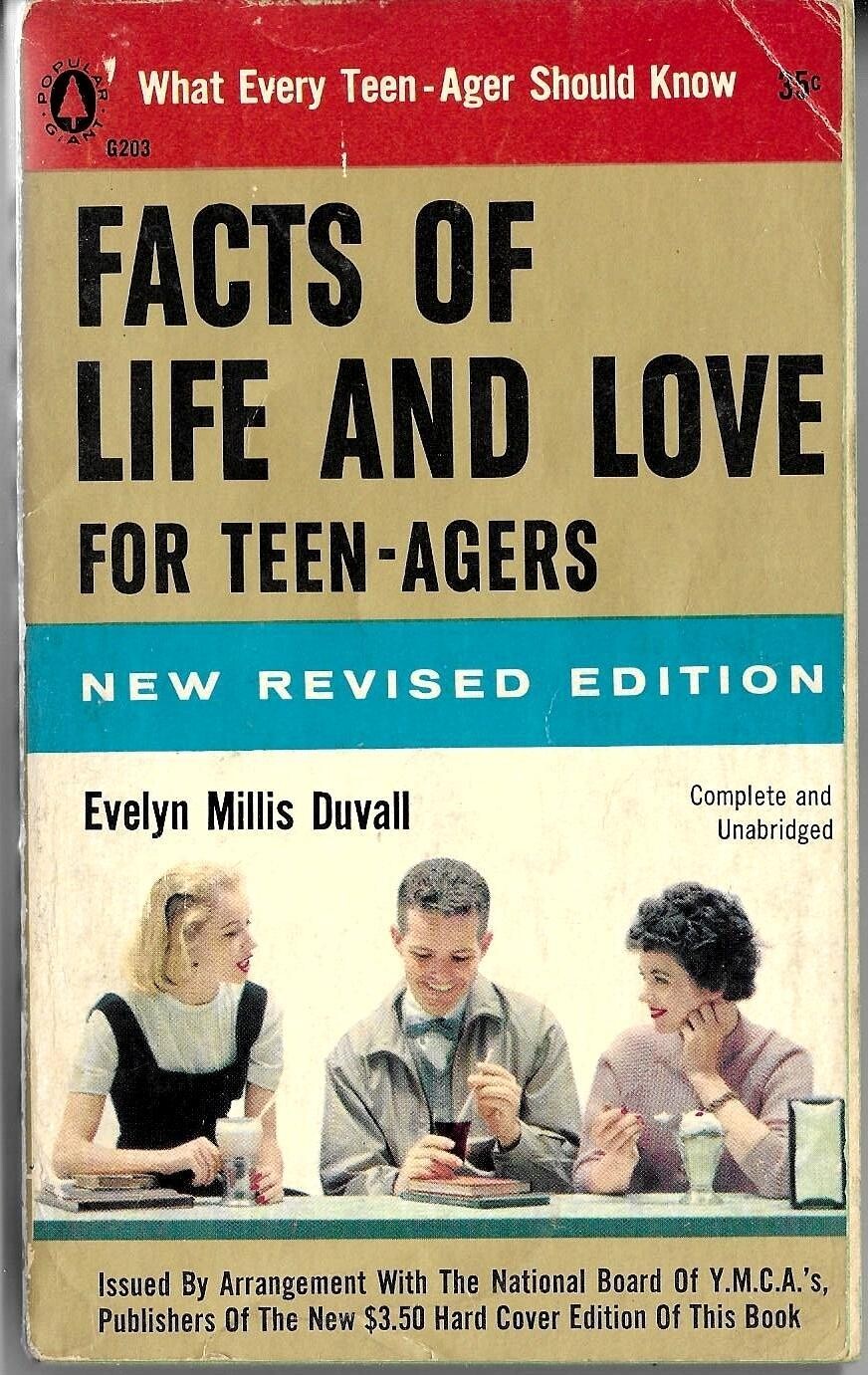 Facts of Life and Love for Teenagers - Popular Library G203, 1957 35¢