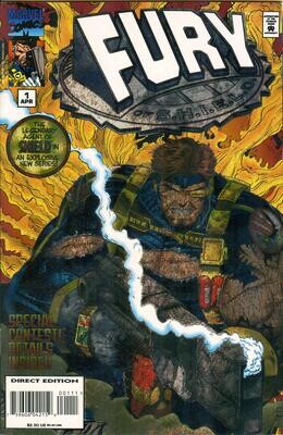 Fury of S.H.I.E.L.D. #1, Marvel Comics, April 1995, $2.50 Corky C. Lehmkuhl