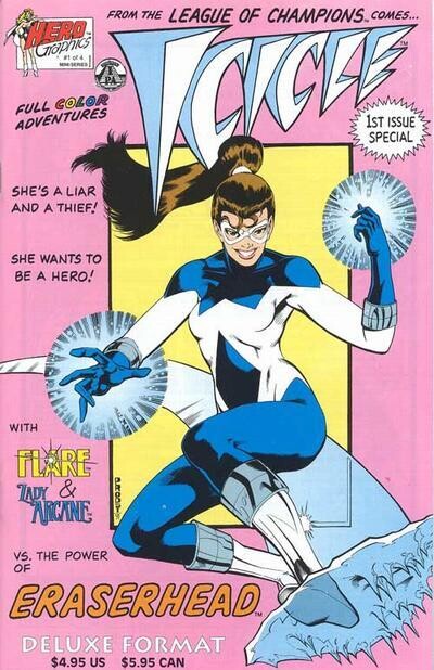 Icicle #1, Hero Graphics, July 1992, vs Eraserhead
