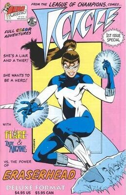 Icicle #1, Hero Graphics, July 1992, vs Eraserhead