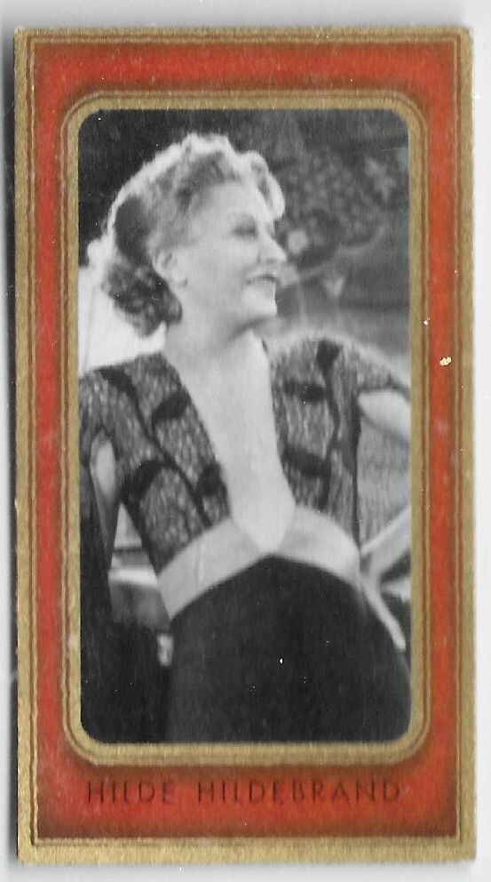 Hilde Hildebrand 1936 German Cigarette Card, Bunte Filmbilder #116