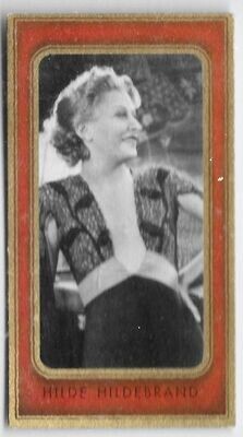 Hilde Hildebrand 1936 German Cigarette Card, Bunte Filmbilder #116