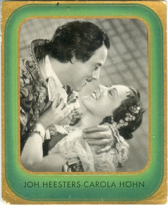 Johannes Heesters + Carola Höhn, Der Bettelstudent 1936, Bunte Filmbilder #42