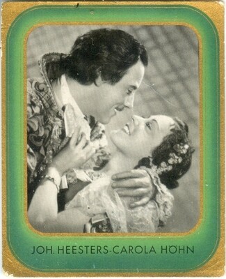 Johannes Heesters + Carola Höhn, Der Bettelstudent 1936, Bunte Filmbilder #42