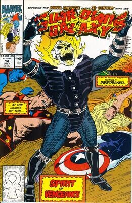 Guardians of the Galaxy #14, Marvel Comics, July 1991, $1 cover Jim Valentino