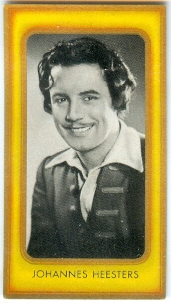 Johannes Heesters - 1936 Bunte Filmbilder series one, card #38, Count Danilo
